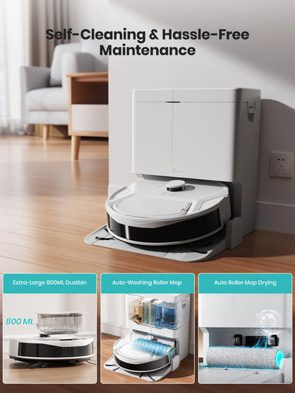Robot Vacuum Cleaner 18000Pa with Laser Mapping & Obstacle Avoidance