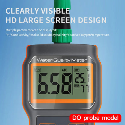 Portable Water Quality Tester PH TDS DO Temperature Meter