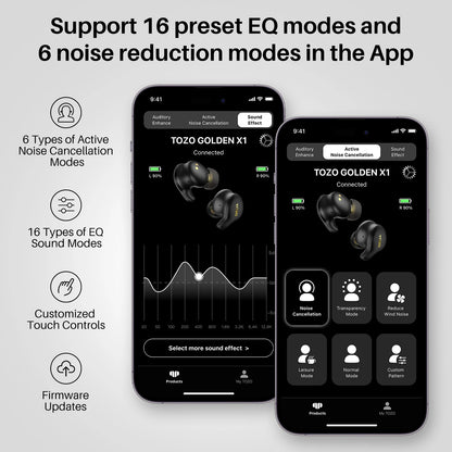 Smart HiFi Wireless Earbuds with Dynamic Drivers and Mic