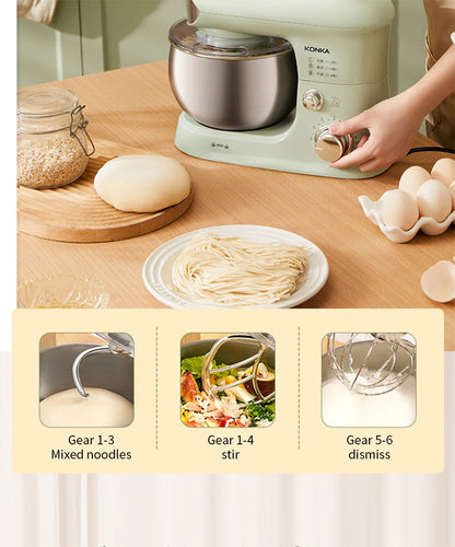 3L Compact Stand Mixer Dough Kneading White