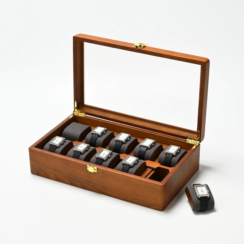 Multifunctional Watch Display Case for Watches and Jewelry