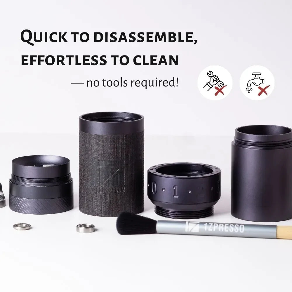 Portable Manual Coffee Grinder with 48mm Stainless Steel Burr