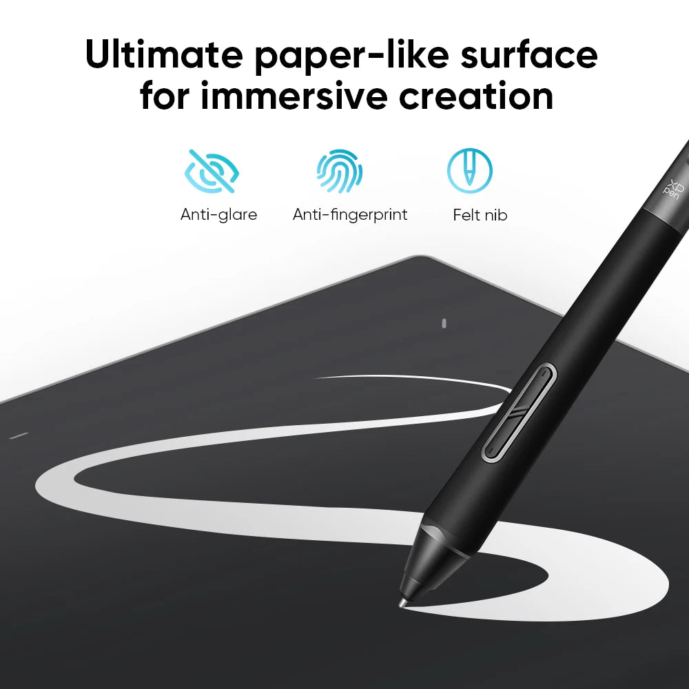 Lightweight Digital Art Tablet with Bluetooth Stylus