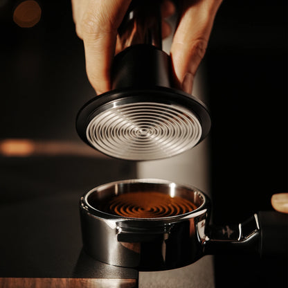 Heavy Duty Espresso Tamper with 4-Spring 30lbs Pressure Feedback