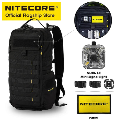 18L Waterproof Tactical Backpack with Patch Panel