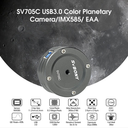 SV705C SV199 Astronomy Camera EAA Lunar Solar Imaging