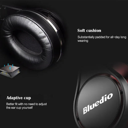 Wireless Over-Ear Headphones 3D Surround Sound with Microphone