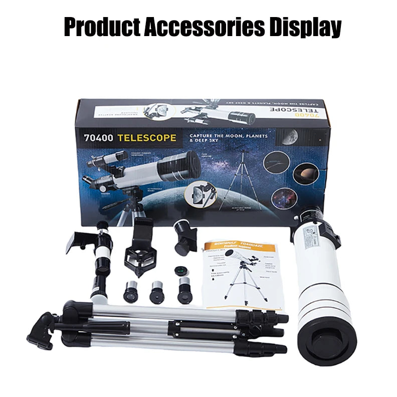 Professional 333X HD Telescope for Moon & Bird Watching