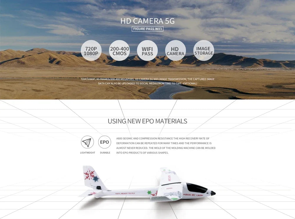 Remote Control Plane 5CH with Extra Battery