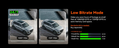 N5 4-Camera Car Dash Cam 2.7K HD