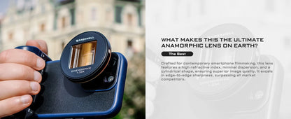 iPhone 16 Pro Max Anamorphic Lens & Selfie Bundle