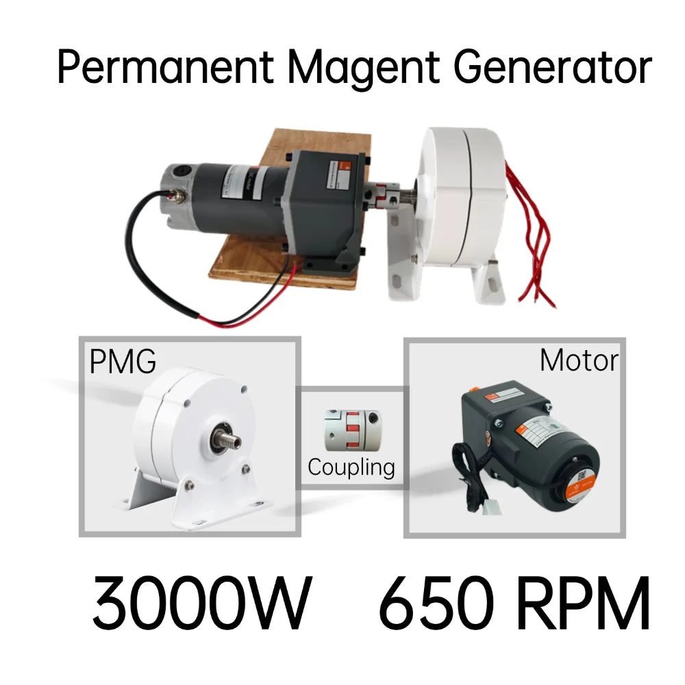 4000W 48V Permanent Magnet Wind Turbine Generator