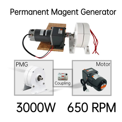 3000W 48V Gearless AC Generator Home Power