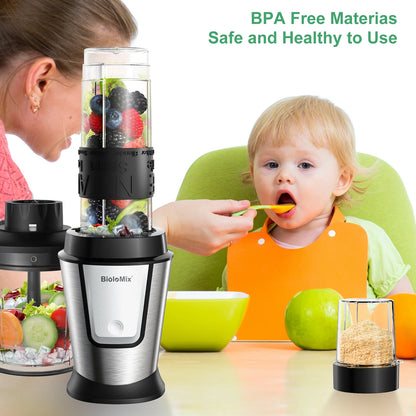 700W 3in1 Food Processor Blender Juicer with Grinder