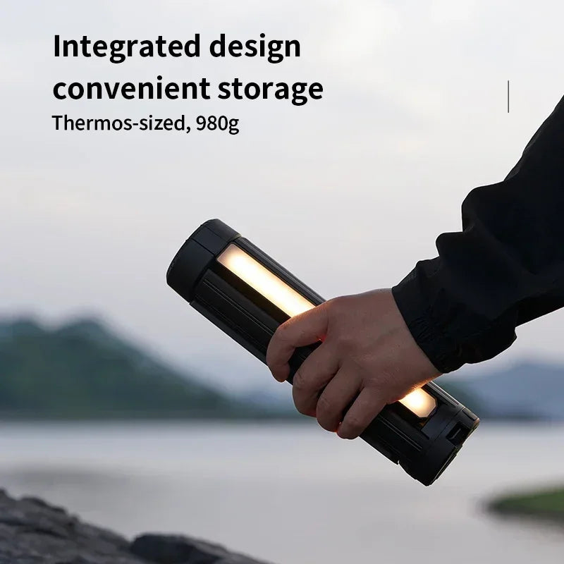 15600mAh Rechargeable Camping Lantern Waterproof Telescopic LED