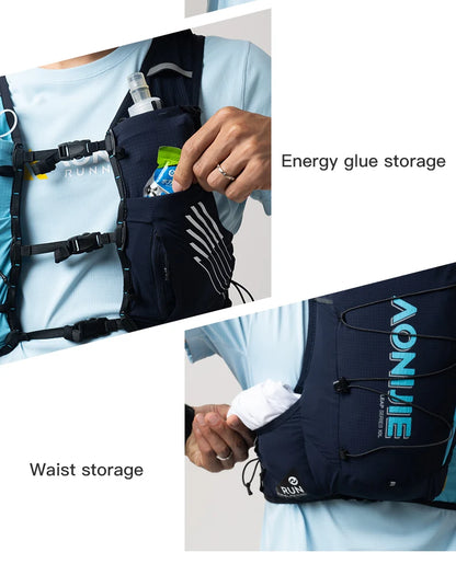 Lightweight Running Vest with 1.5L Hydration Bladder S