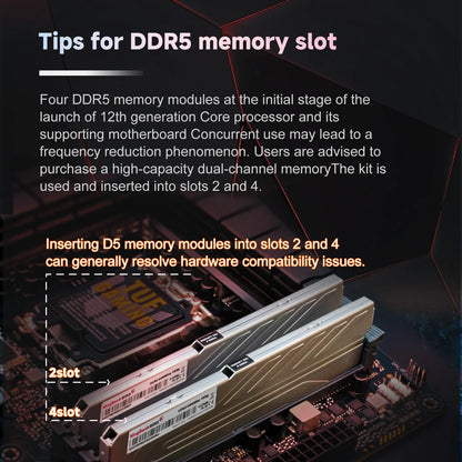 16GB DDR5 6000MHz High Speed RAM for Gaming Computers