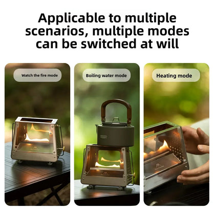 Portable Stainless Steel Mini Outdoor Wood Burning Stove