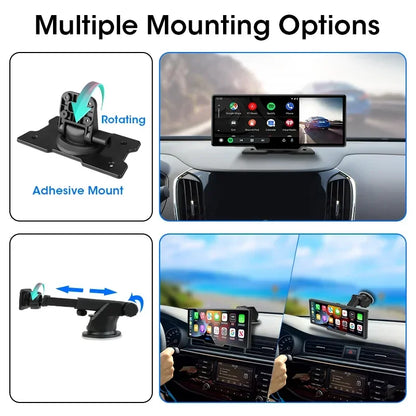 10.26 Inch 4K Dash Cam Rear Camera 64G