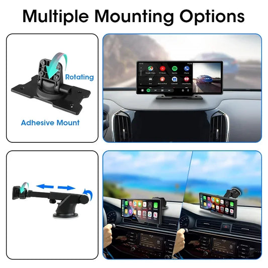 Dual Camera 4K Car Dash Cam with GPS 128G