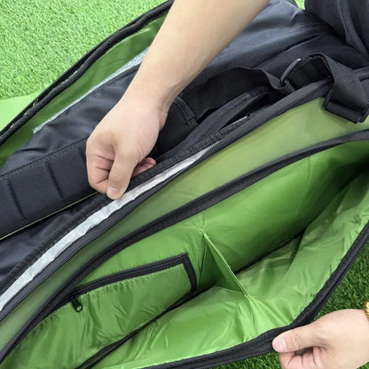 Large 9 Racquet Tennis Bag with Professional Gear Storage