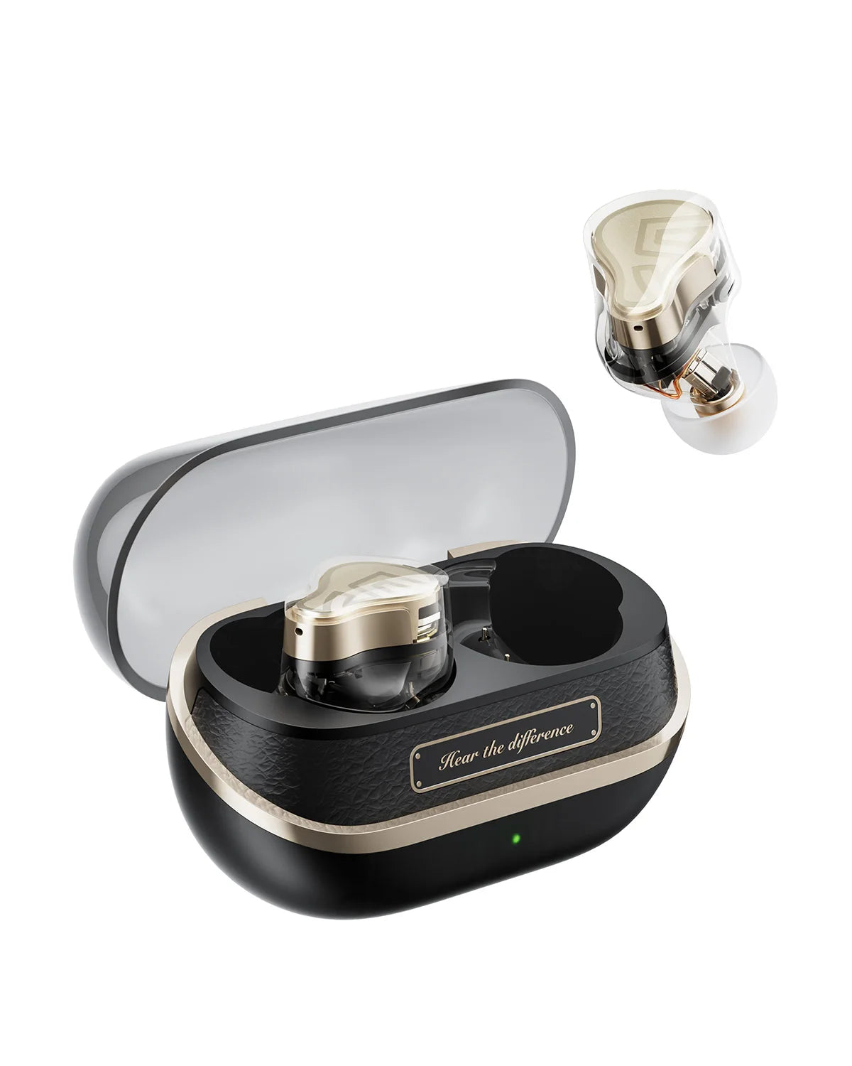 3 Driver Hybrid Wireless Earbuds with Adaptive ANC and LDAC
