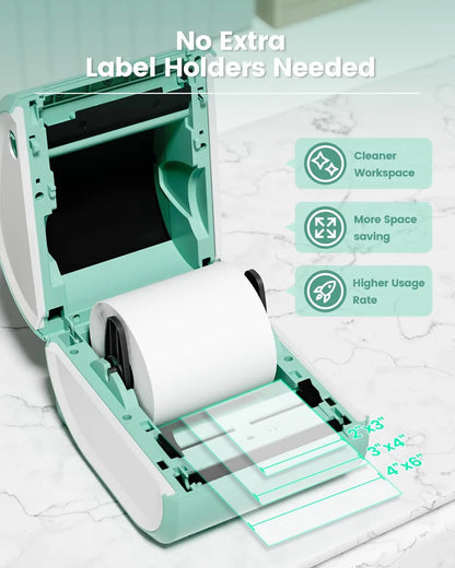 Wireless Thermal Label Printer Bluetooth Shipping Label Maker
