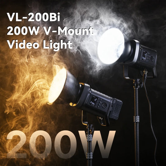 Rechargeable 200W Bi Color Video Light for Streaming