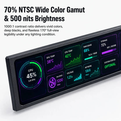 11.3-Inch Portable Stretched Display Monitor 1920x440