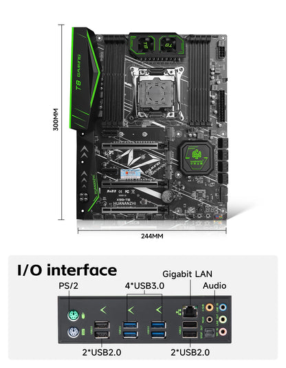 X99 LGA 2011-3 ATX Motherboard DDR3 ARGB TPM2.0