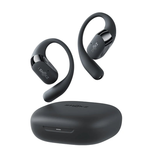 Open-Ear Bluetooth Sports Headset with Dual Drivers Black