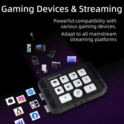 4K Dual Screen HDMI USB Capture Card Switcher