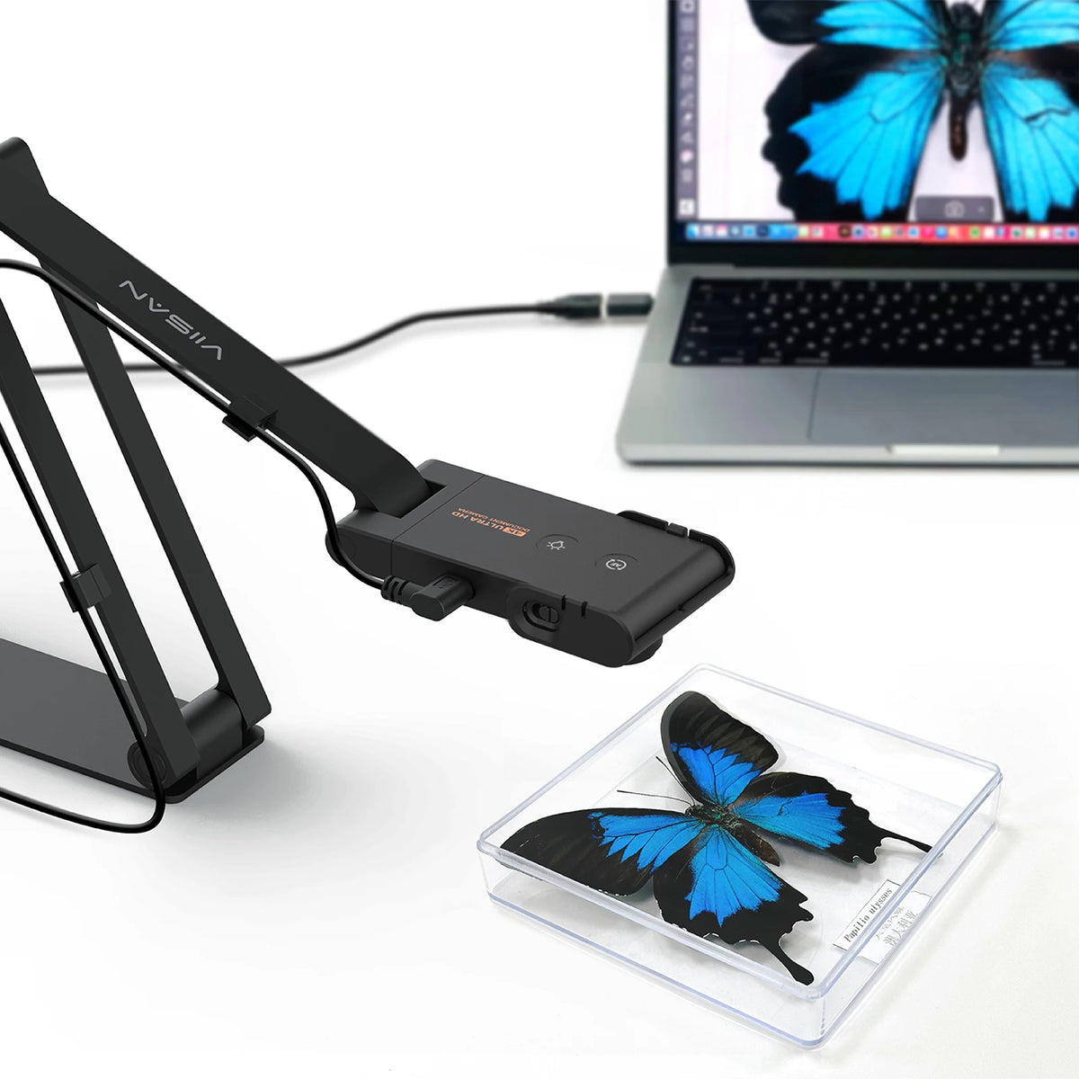 13MP Document Scanner USB Camera with 20X Macro View