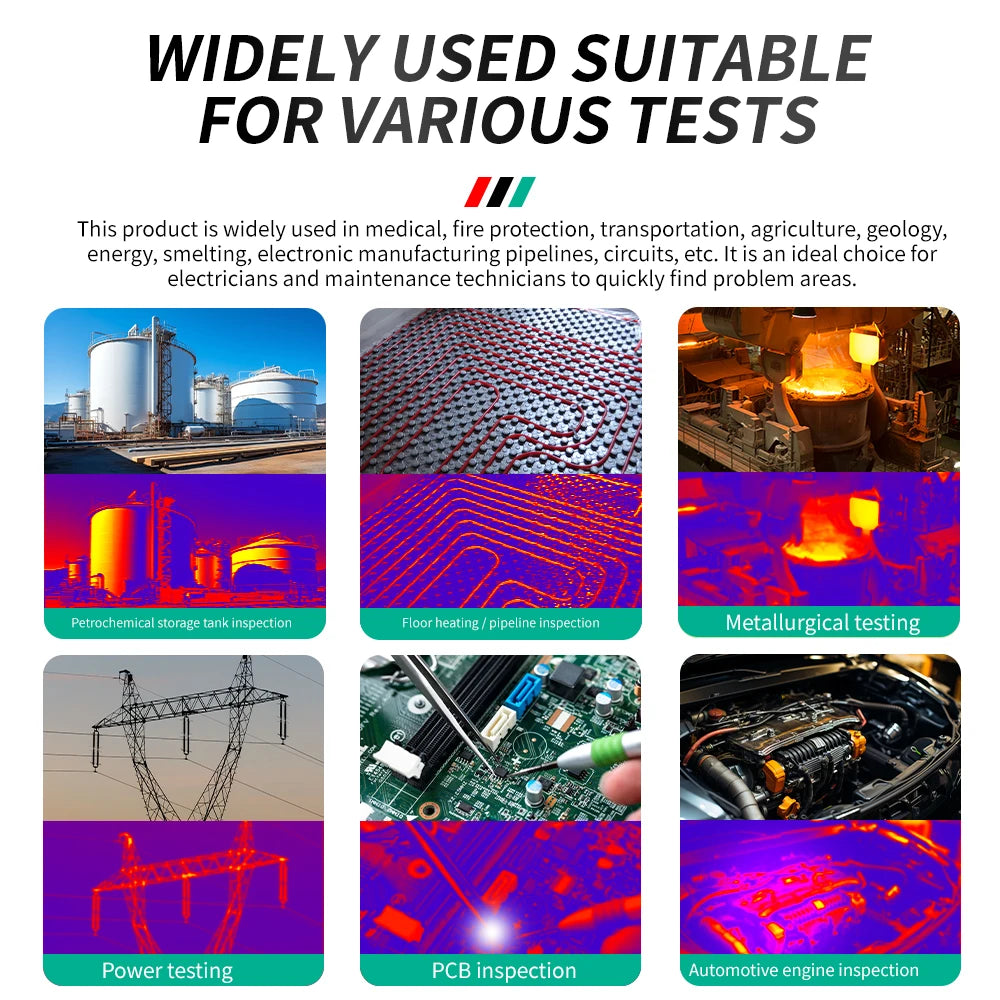 Durable Thermal Imaging Camera with Rechargeable Battery