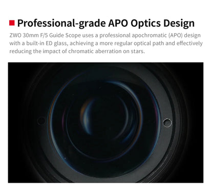 High-Precision 30mm F/5 APO Astronomical Guiding Scope