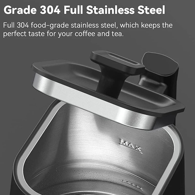 1L Electric Gooseneck Kettle with Temperature Control 1200W