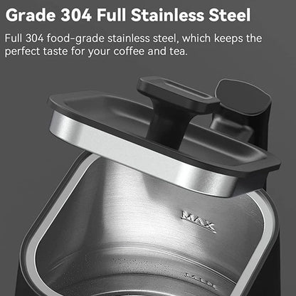1L Electric Gooseneck Kettle with Temperature Control 1200W