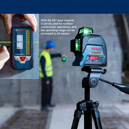 Bosch LR7 Professional Red Green Laser Level for Precision Work