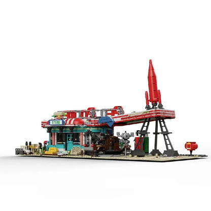 Doomsday House Modular Architecture Construction Set 2221 Pieces