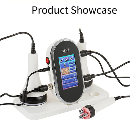 White 40K Cavitation Beauty Machine for Face and Body Shaping