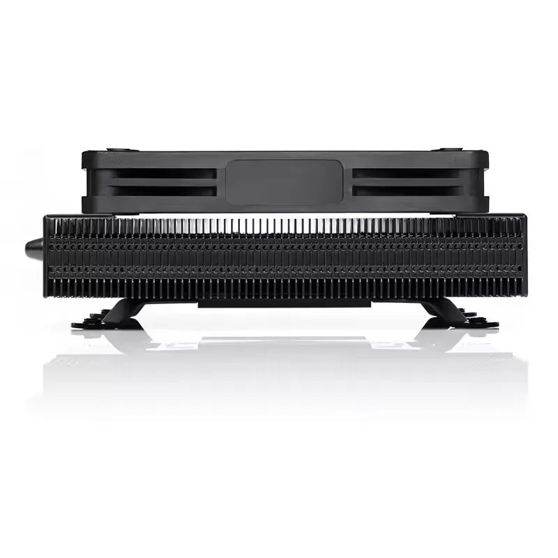 All Black Compact Quiet CPU Cooler for AMD AM5