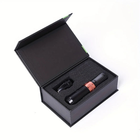 Professional Wireless Tattoo Machine Black Gold 1