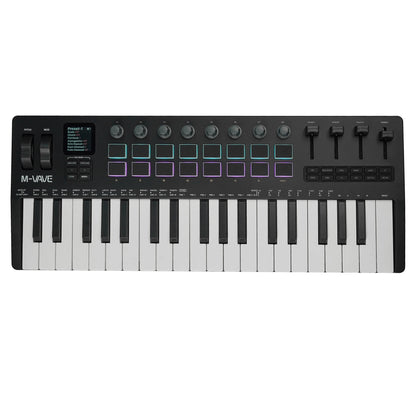 Professional 37 Key MIDI Keyboard with RGB Pads