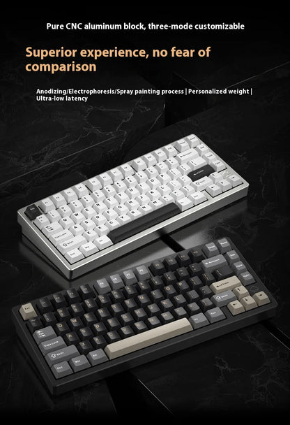 Wireless Mechanical Keyboard Aluminum Frame No RGB
