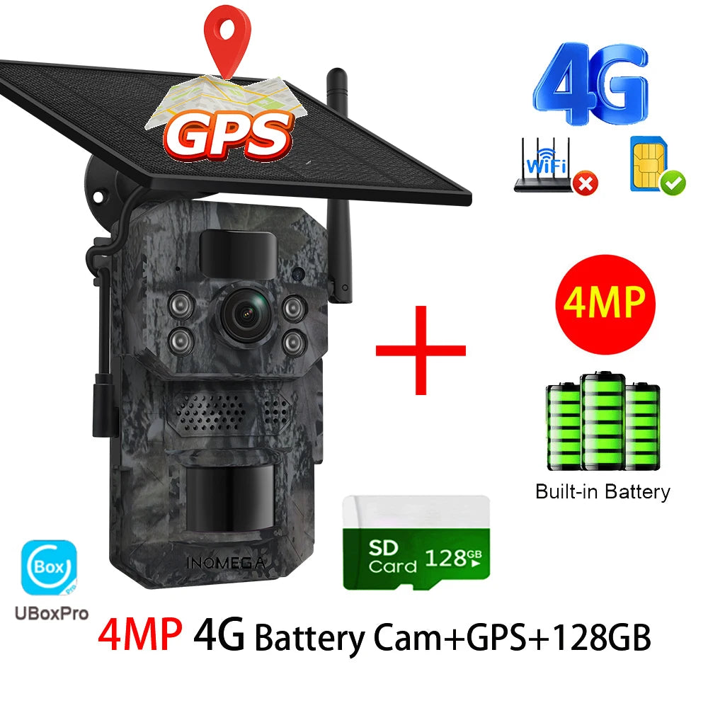 4G Trail Camera Wildlife Camera with PIR Night Vision