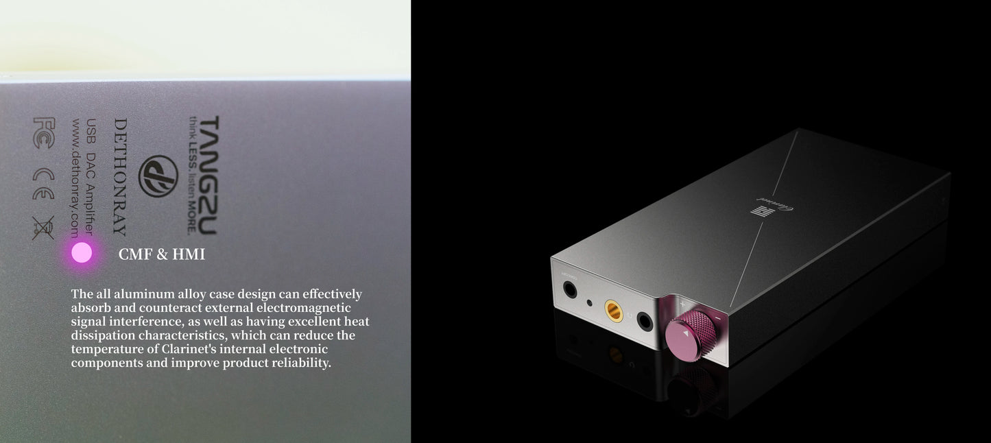 Portable USB DAC with High-Resolution Audio Enhancement