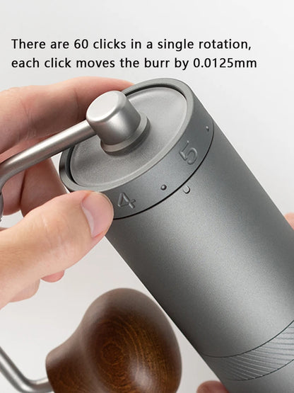 Portable Hand Coffee Grinder with Precision Adjustment