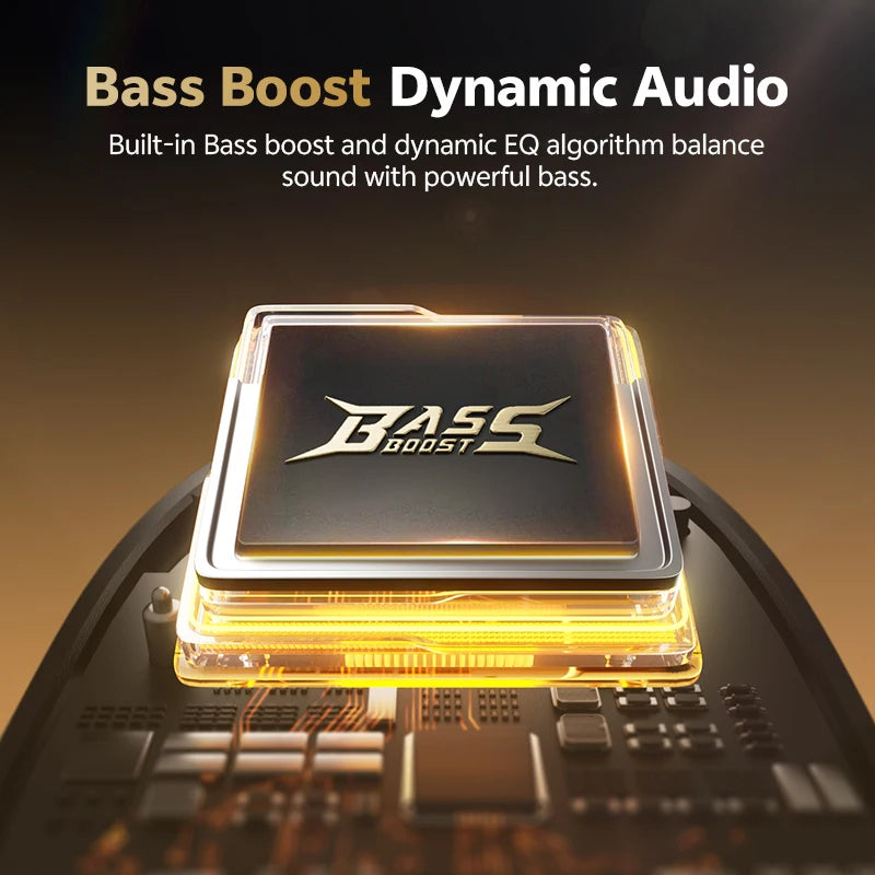 Open-Ear Wireless Earbuds with LDAC and Bass Boost