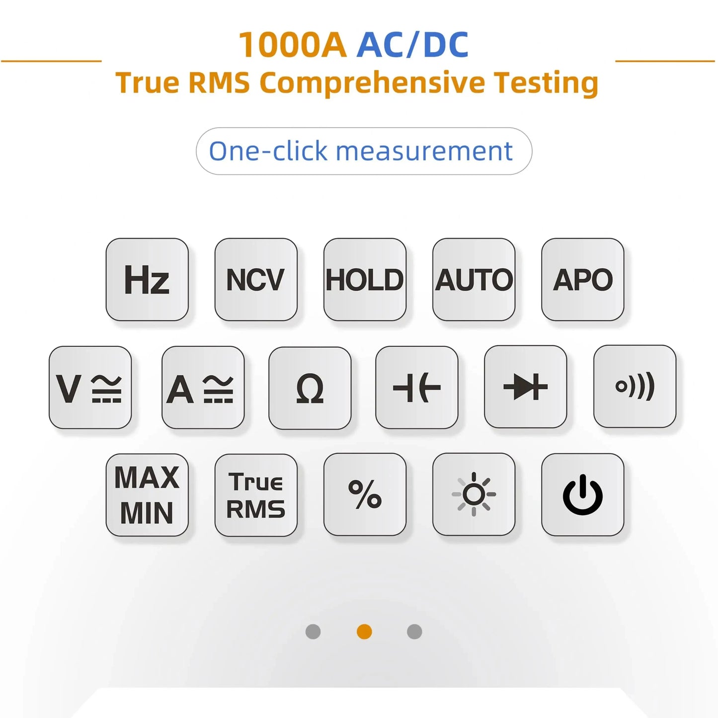Multifunctional 1000A Clamp Meter Oscilloscope with Bluetooth