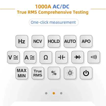 Multifunctional 1000A Clamp Meter Oscilloscope with Bluetooth